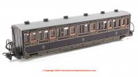 GR-620A Peco FR Long Bowsider Bogie Coach - Victorian Purple Brown 19